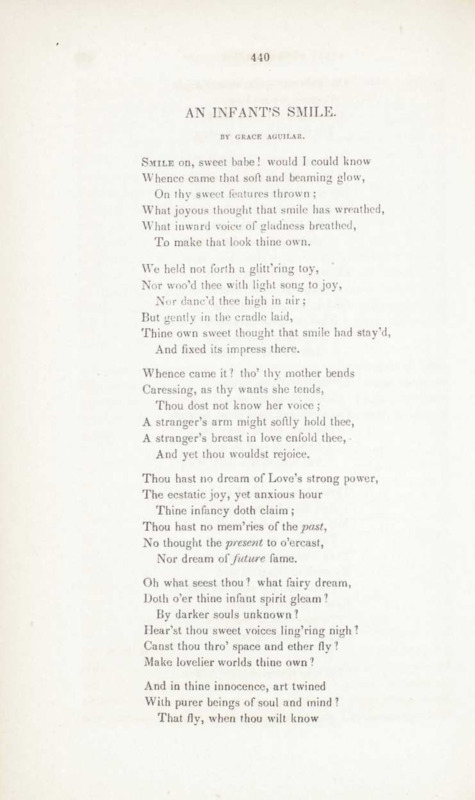 "An Infant's Smile"