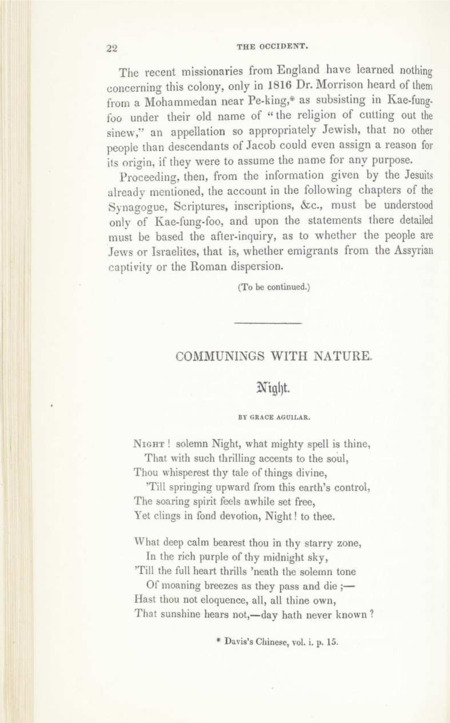 "Communings with Nature, Night"