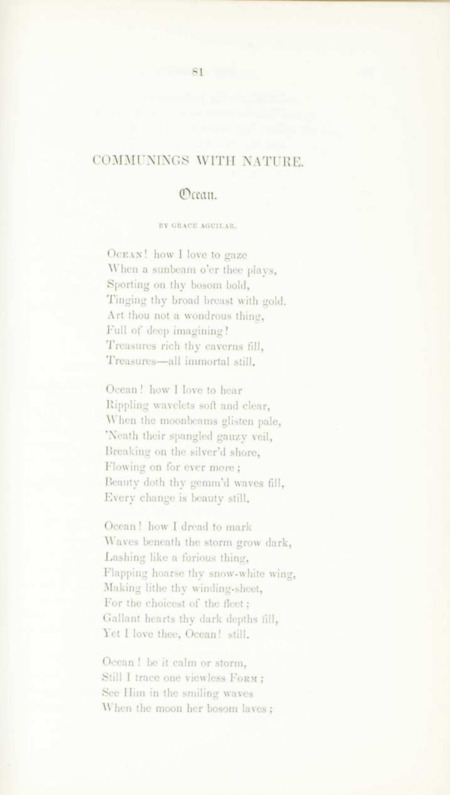 "Communings with Nature, Ocean"