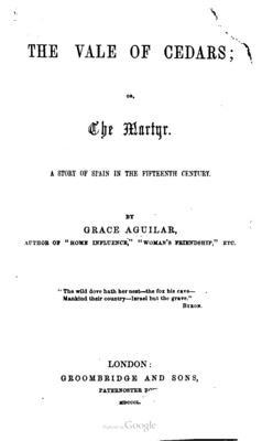 The Vale of Cedars; or, the Martyr