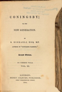 Coningsby, or, The New Generation vol. 3